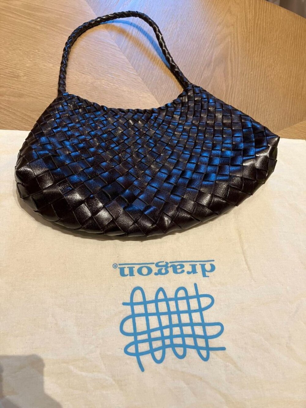 Dragon Diffusion Rosanna Woven Leather Bag - Picture 2 of 9